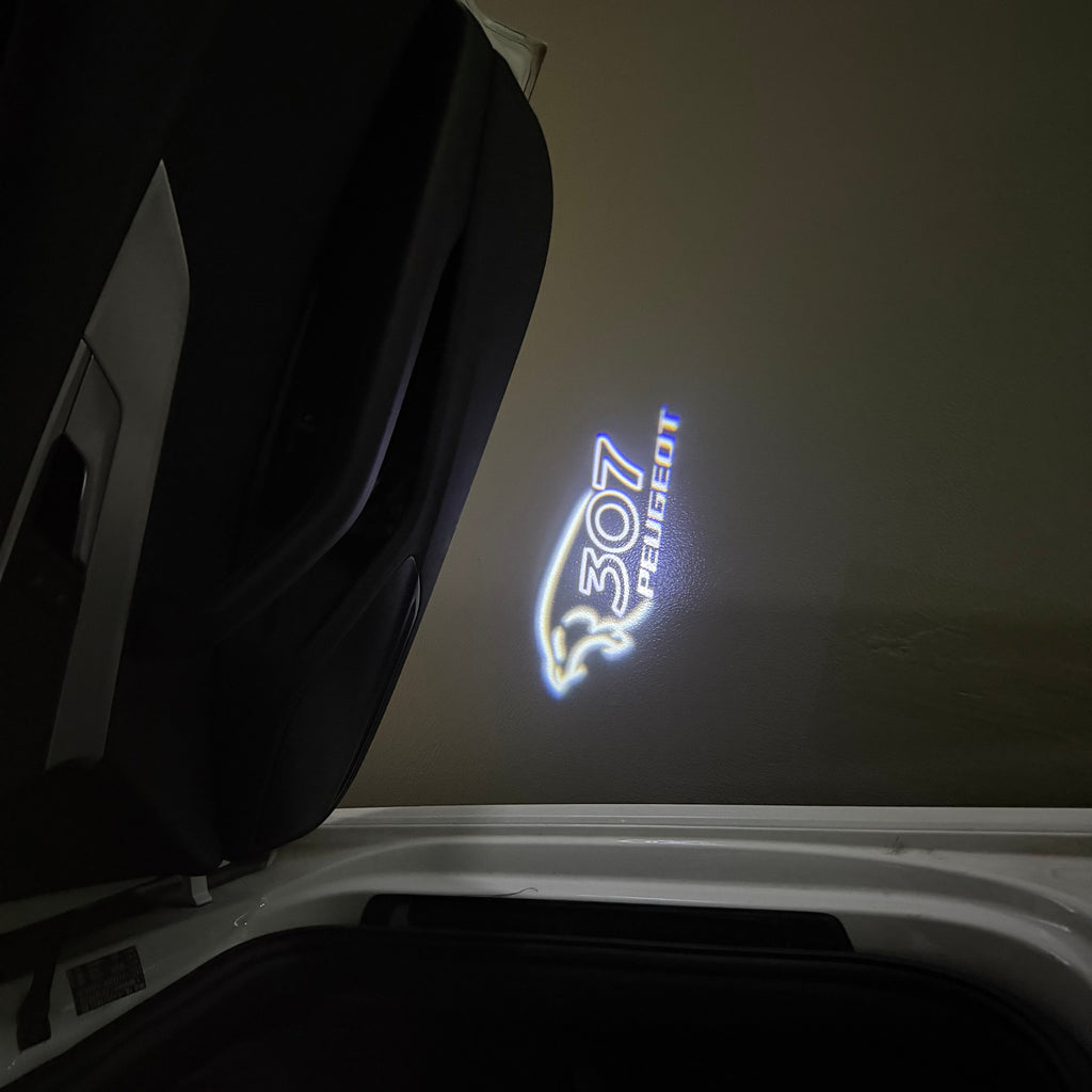 ÉCLAIRAGE DE PROJECTEUR BMW M3 LOGO Nr.24 (quantité 1 = 1 jeux / 2 feux de porte)