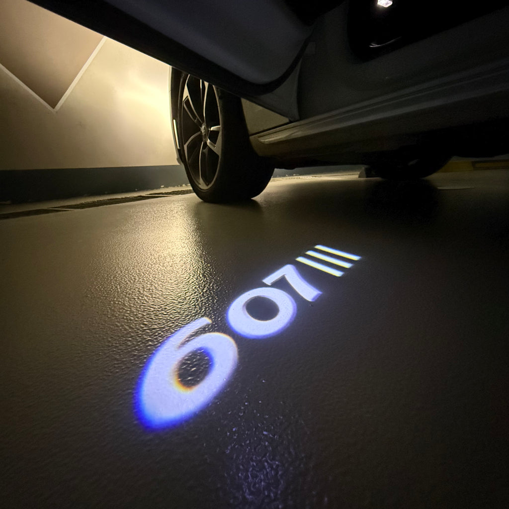 PEUGEOT  607  LOGO PROJECTOT LIGHTS (quantity 1 = 1 sets/2 door lights) Nr.6024q50
