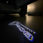 PEUGEOT   408  LOGO PROJECTOT LIGHTS (quantity 1 = 1 sets/2 door lights) Nr.6024q40