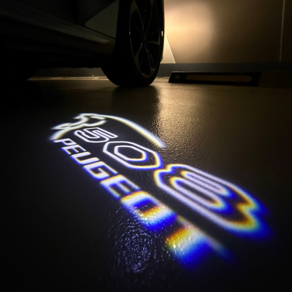 PEUGEOT 508  LOGO PROJECTOT LIGHTS (quantity 1 = 1 sets/2 door lights) Nr.6024q47