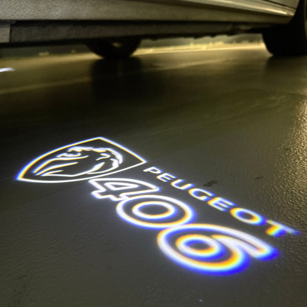 ÉCLAIRAGE DE PROJECTEUR BMW M3 LOGO Nr.24 (quantité 1 = 1 jeux / 2 feux de porte)