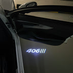 ÉCLAIRAGE DE PROJECTEUR BMW M3 LOGO Nr.24 (quantité 1 = 1 jeux / 2 feux de porte)