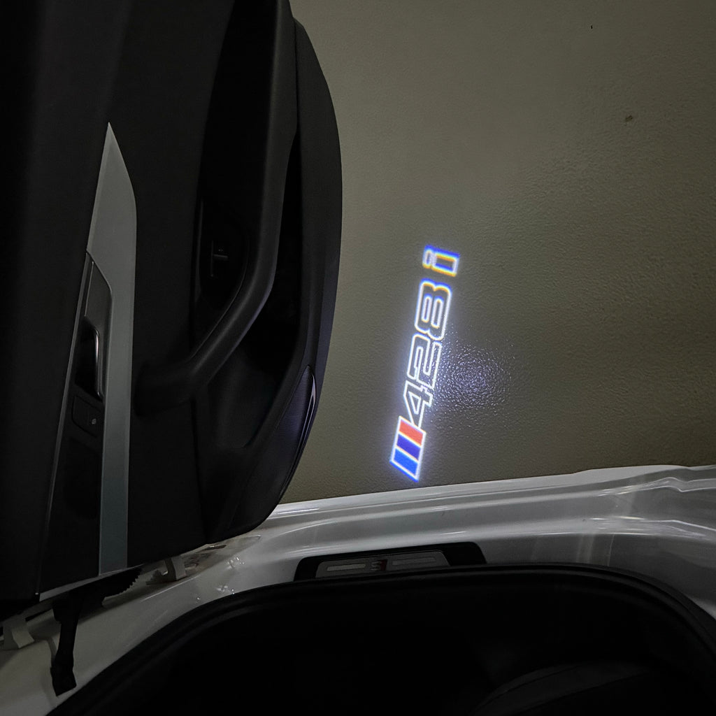 BMW M3 LOGO PROJECTOT LIGHTS Nr.24 (quantità 1 = 1 set/2 luci porta)