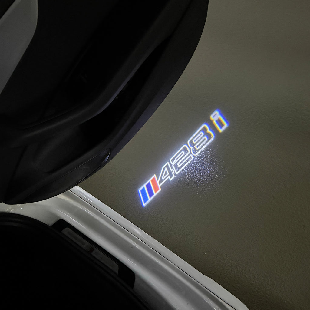BMW M3 LOGO PROJECTOT LIGHTS Nr.24 (quantità 1 = 1 set/2 luci porta)