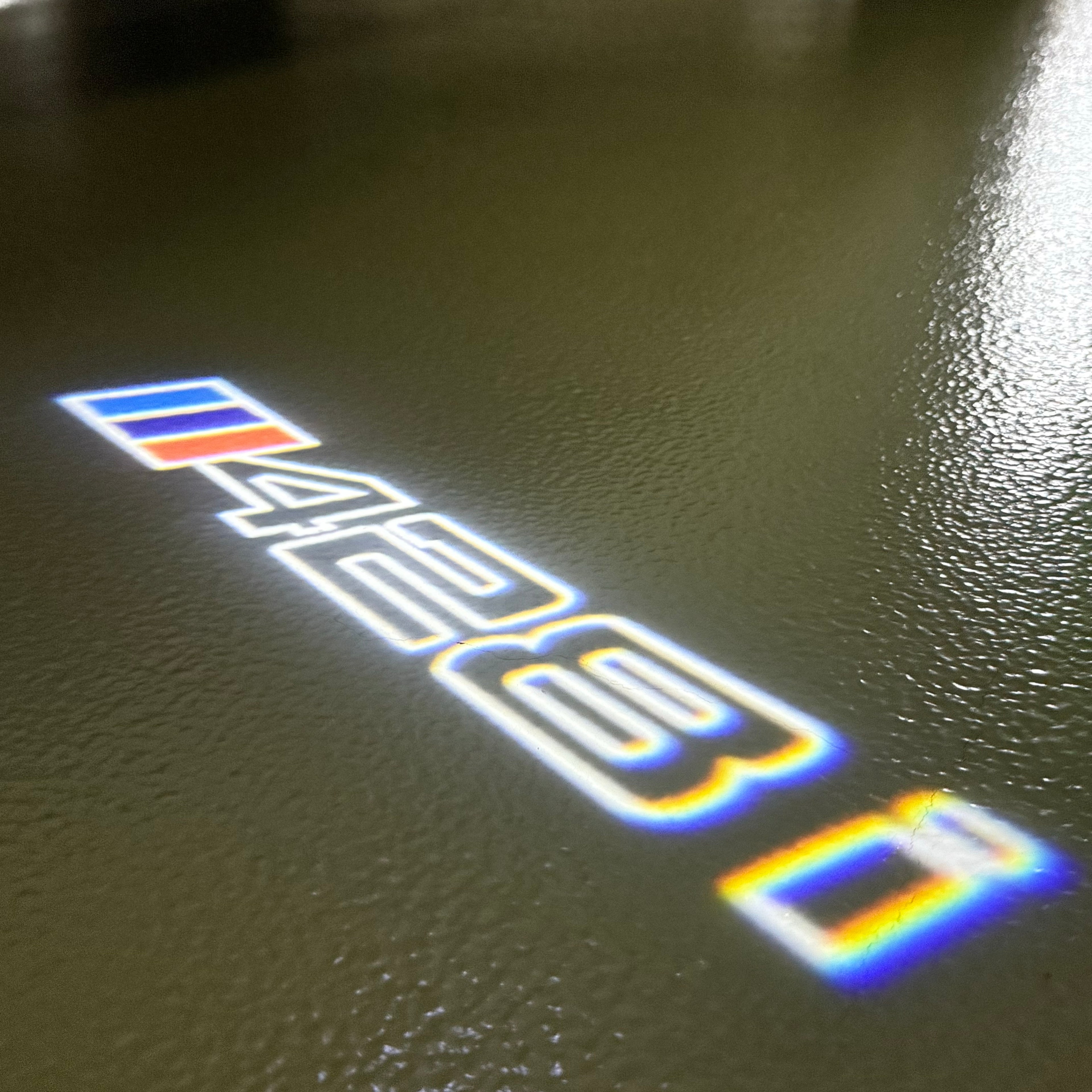 BMW M3 LOGO PROJECTOT LIGHTS Nr.24 (quantità 1 = 1 set/2 luci porta)
