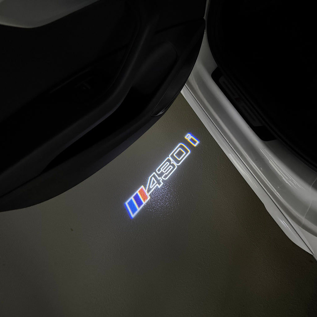 BMW M3 LOGO PROJECTOT LIGHTS Nr.24 (Menge 1 = 1 Sets/2 Türleuchten)