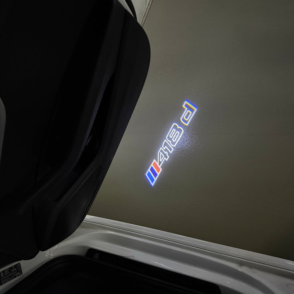 BMW 4 SERIES 418 d  LOGO PROJECTOT LIGHTS (quantity 1 = 1 sets/2 door lights) Nr.6024q50