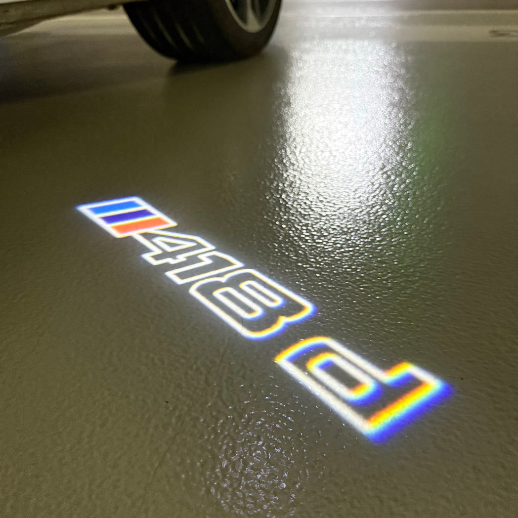 BMW 4 SERIES 418 d  LOGO PROJECTOT LIGHTS (quantity 1 = 1 sets/2 door lights) Nr.6024q50