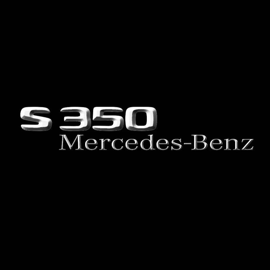 أضواء بروجكتور شعار MERCEDES BENZ رقم 03 (الكمية 1 = 1 مجموعة / 2 أضواء باب)