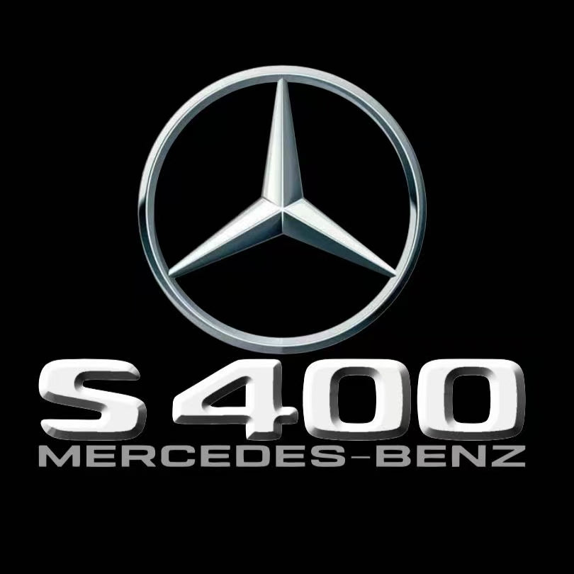 MERCEDES BENZ LOGO PROJECTOT LIGHTS Nr.03 (cantidad 1 = 1 juego/2 luces de puerta)