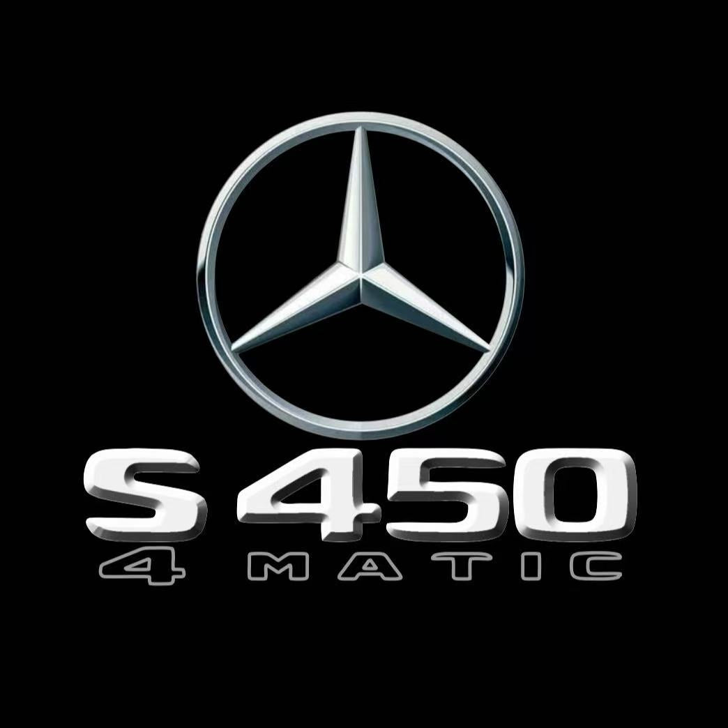 أضواء بروجكتور شعار MERCEDES BENZ رقم 03 (الكمية 1 = 1 مجموعة / 2 أضواء باب)