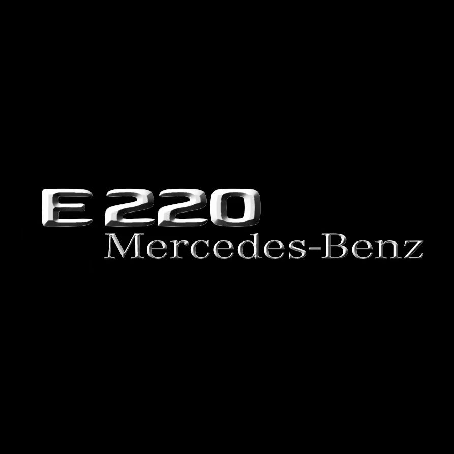 LUCI PROIETTORI LOGO MERCEDES BENZ Nr.03 (quantità 1 = 1 set / 2 luci porta)