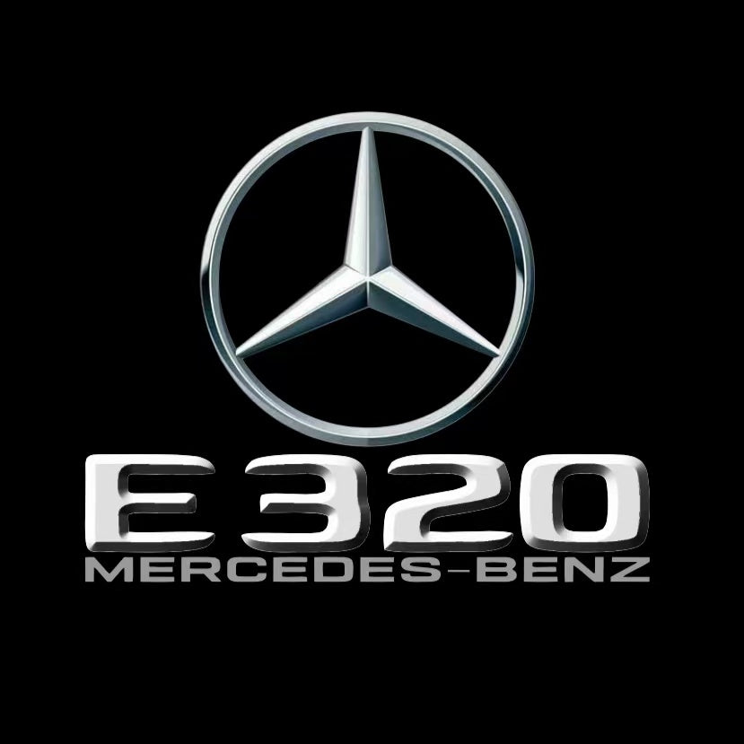 أضواء بروجكتور شعار MERCEDES BENZ رقم 03 (الكمية 1 = 1 مجموعة / 2 أضواء باب)