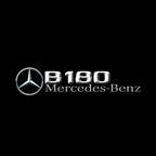 أضواء بروجكتور شعار MERCEDES BENZ رقم 03 (الكمية 1 = 1 مجموعة / 2 أضواء باب)