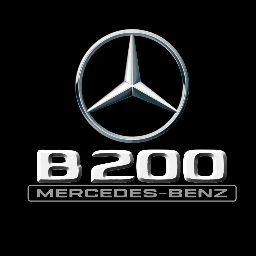أضواء بروجكتور شعار MERCEDES BENZ رقم 03 (الكمية 1 = 1 مجموعة / 2 أضواء باب)