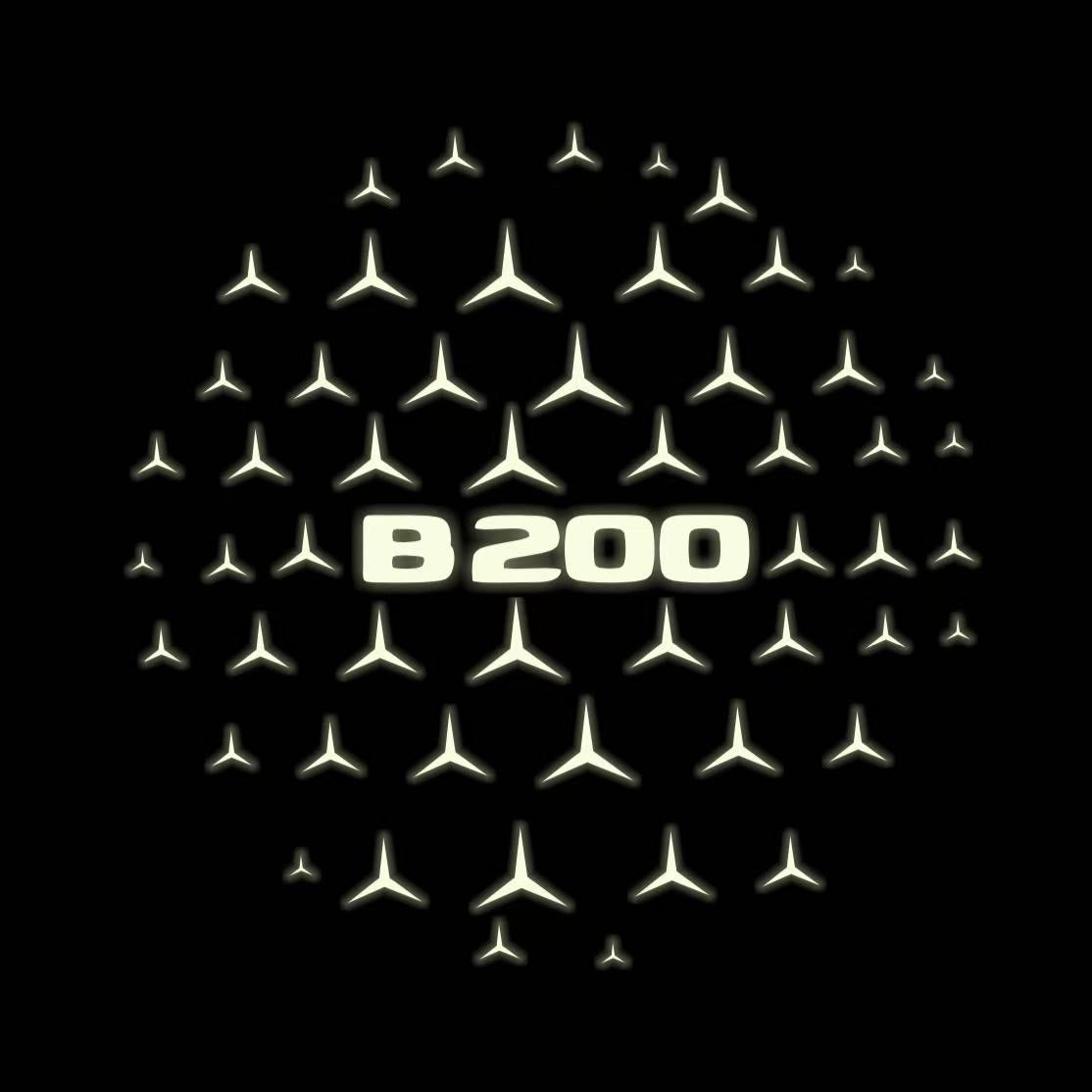 MERCEDES BENZ LOGO PROJECTOT LIGHTS Nr.03 (cantidad 1 = 1 juego/2 luces de puerta)