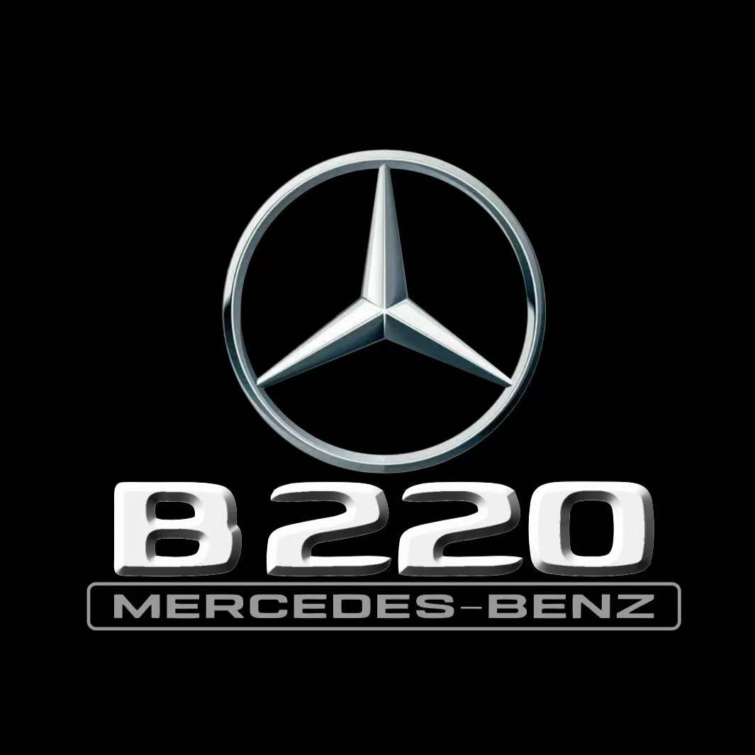 MERCEDES BENZ LOGO PROJECTOT LIGHTS Nr.03 (cantidad 1 = 1 juego/2 luces de puerta)