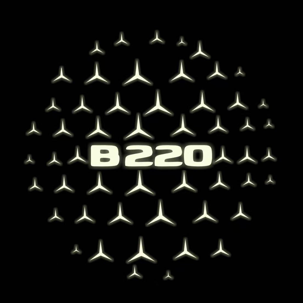 MERCEDES BENZ LOGO PROJECTOT LIGHTS Nr.03 (cantidad 1 = 1 juego/2 luces de puerta)