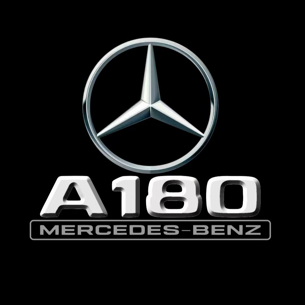 MERCEDES BENZ A180  LOGO PROJECTOR LIGHTS  (quantity 1 = 1 sets/2 door lights)Nr.03f014