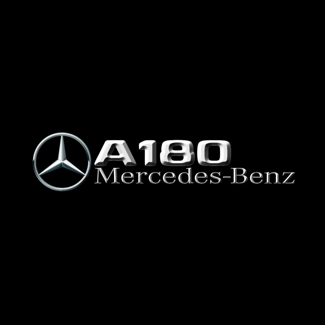 MERCEDES BENZ A180  LOGO PROJECTOR LIGHTS  (quantity 1 = 1 sets/2 door lights)Nr.03f013