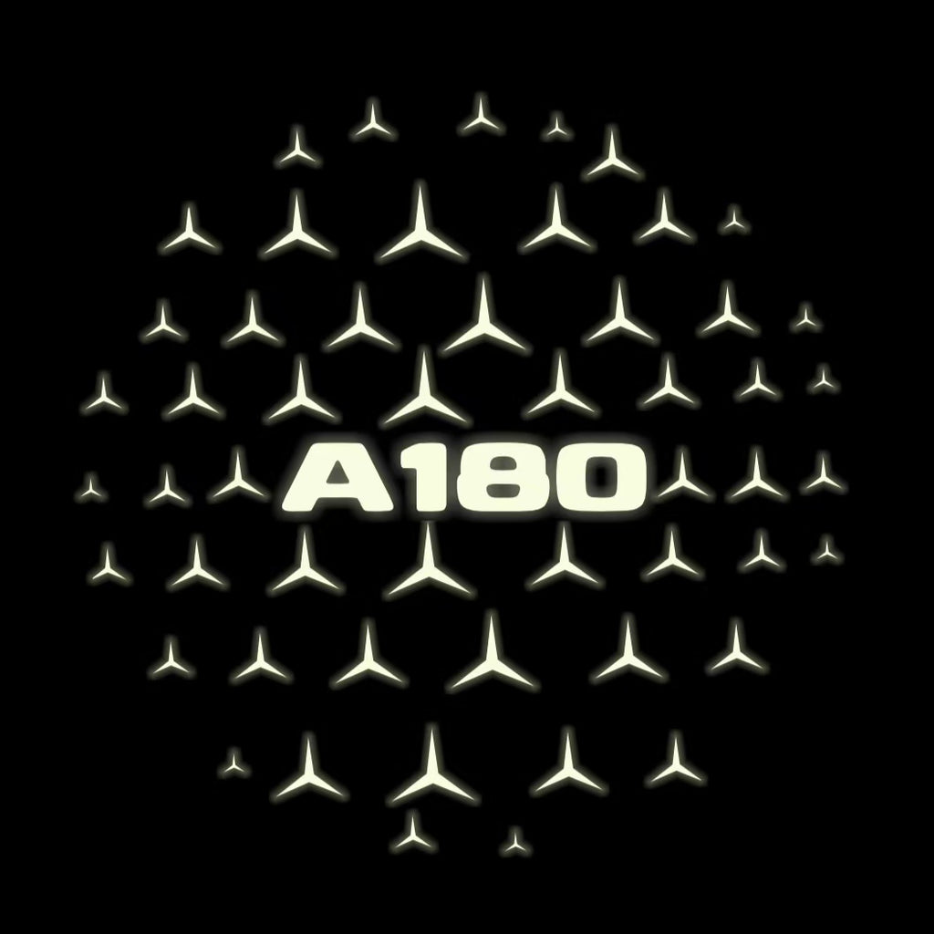 MERCEDES BENZ A180  LOGO PROJECTOR LIGHTS  (quantity 1 = 1 sets/2 door lights)Nr.03f012