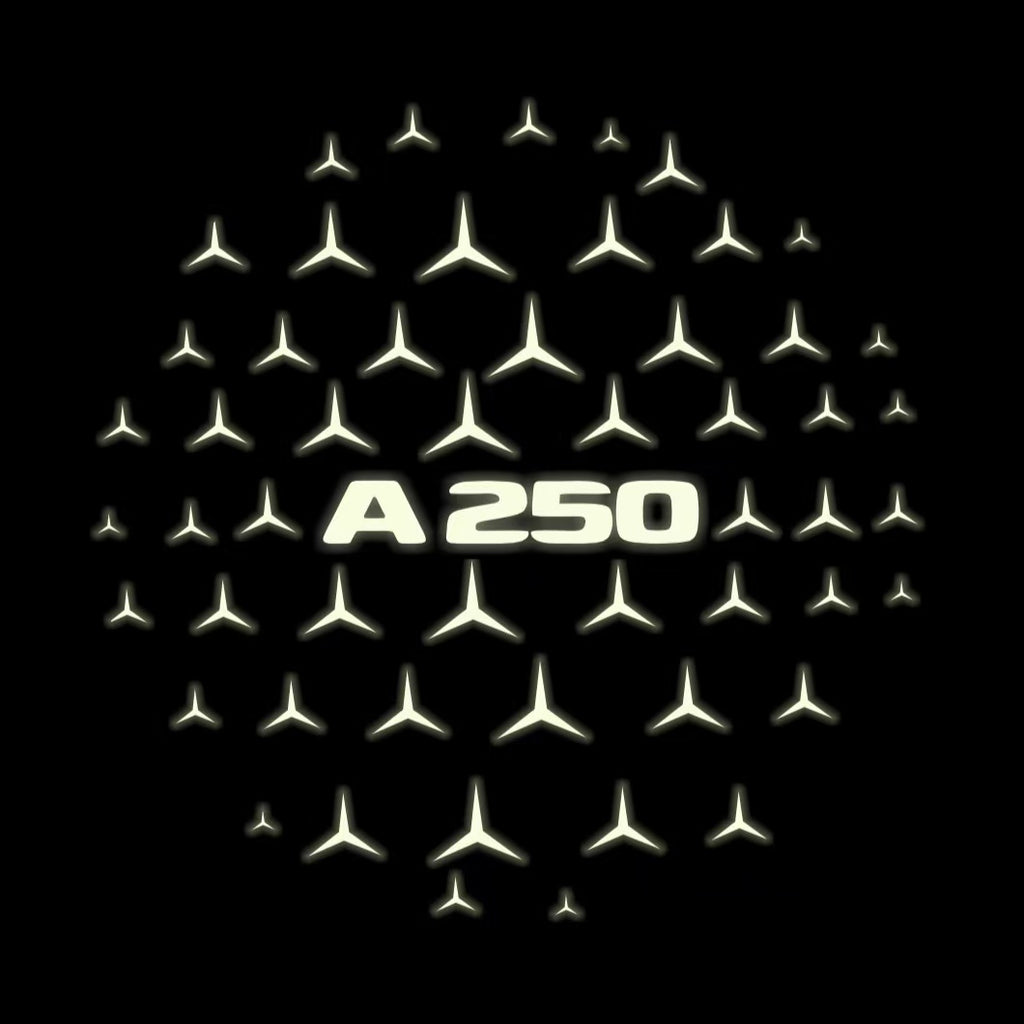 MERCEDES BENZ  A250  LOGO PROJECTOR LIGHTS  (quantity 1 = 1 sets/2 door lights)Nr.03f03