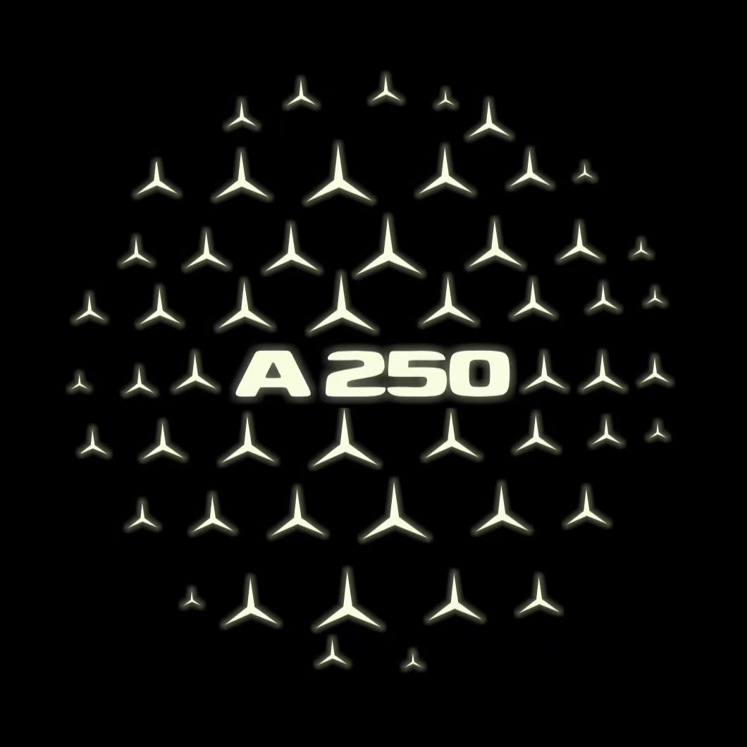 MERCEDES BENZ  A250  LOGO PROJECTOR LIGHTS  (quantity 1 = 1 sets/2 door lights)Nr.03f03