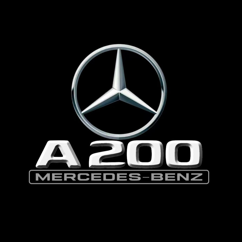 أضواء بروجكتور شعار MERCEDES BENZ رقم 03 (الكمية 1 = 1 مجموعة / 2 أضواء باب)