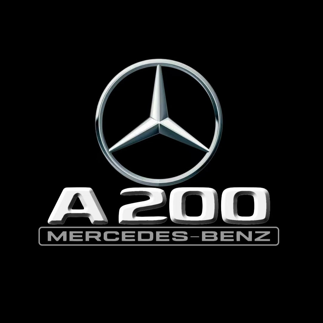 أضواء بروجكتور شعار MERCEDES BENZ رقم 03 (الكمية 1 = 1 مجموعة / 2 أضواء باب)