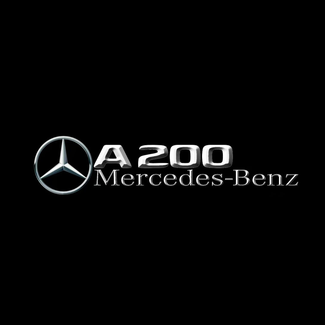 أضواء بروجكتور شعار MERCEDES BENZ رقم 03 (الكمية 1 = 1 مجموعة / 2 أضواء باب)