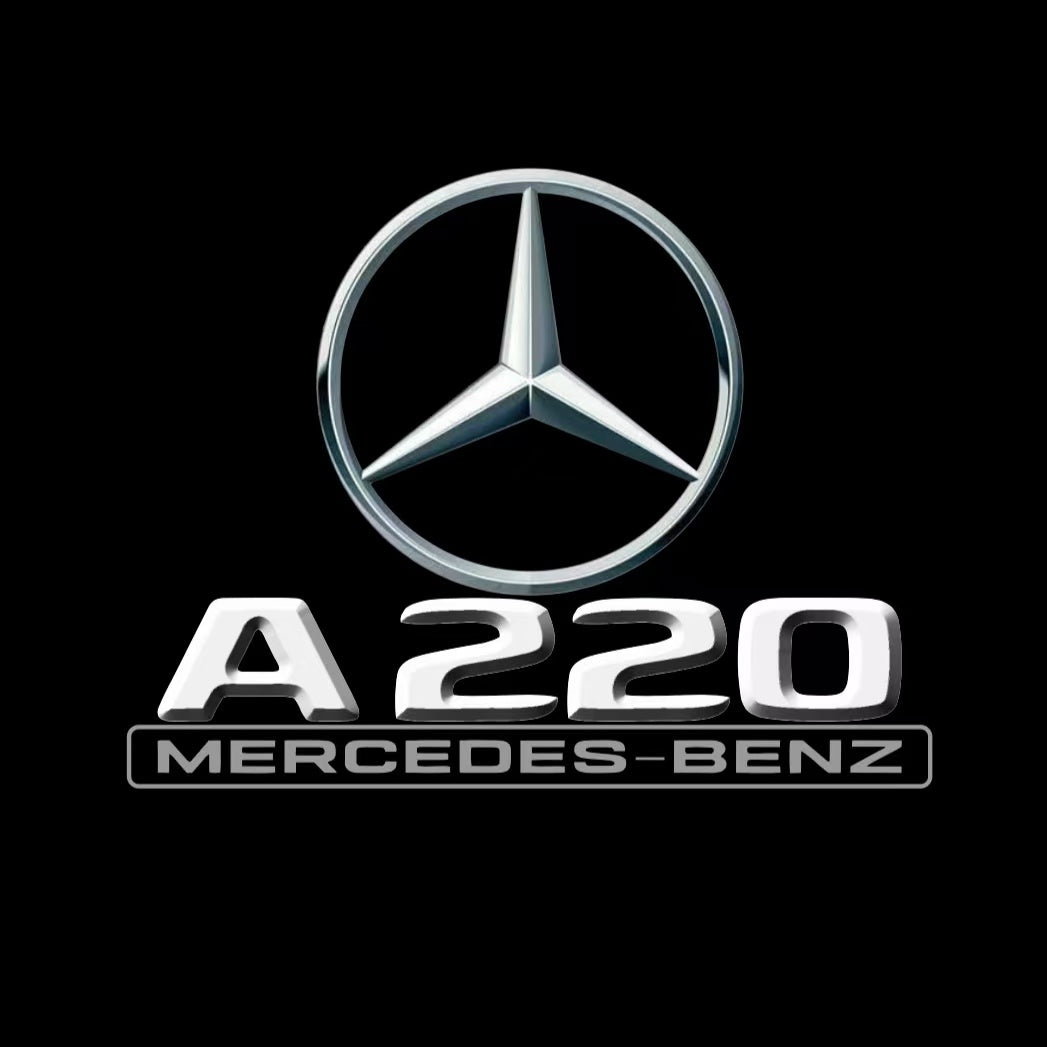 MERCEDES BENZ  A220  LOGO PROJECTOR LIGHTS  (quantity 1 = 1 sets/2 door lights)Nr.03f08