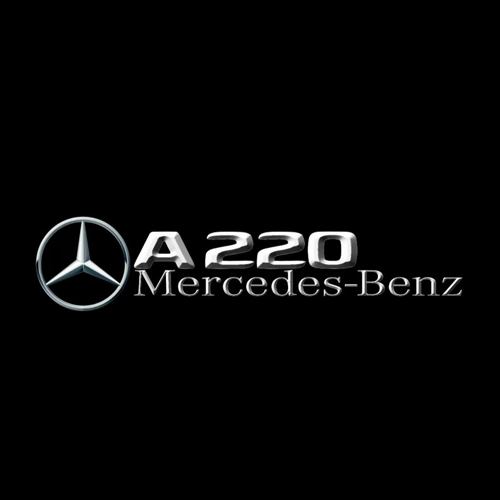 MERCEDES BENZ  A220  LOGO PROJECTOR LIGHTS  (quantity 1 = 1 sets/2 door lights)Nr.03f07