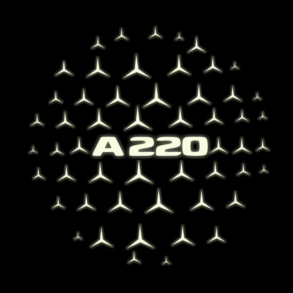 MERCEDES BENZ  A220  LOGO PROJECTOR LIGHTS  (quantity 1 = 1 sets/2 door lights)Nr.03f06