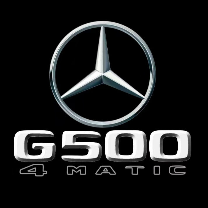 أضواء بروجكتور شعار MERCEDES BENZ رقم 03 (الكمية 1 = 1 مجموعة / 2 أضواء باب)