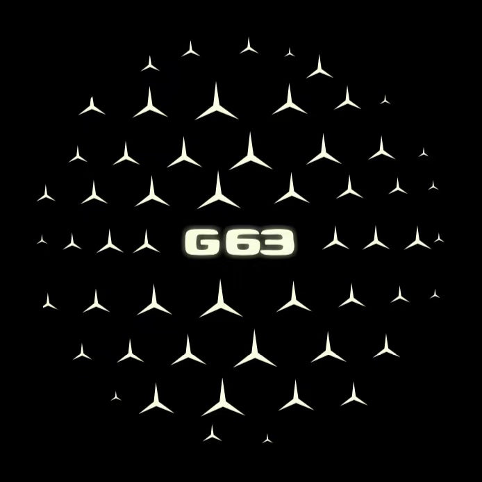 MERCEDES BENZ LOGO PROJECTOT LIGHTS Nr.03 (cantidad 1 = 1 juego/2 luces de puerta)