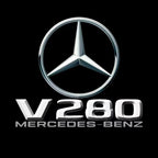 أضواء بروجكتور شعار MERCEDES BENZ رقم 03 (الكمية 1 = 1 مجموعة / 2 أضواء باب)
