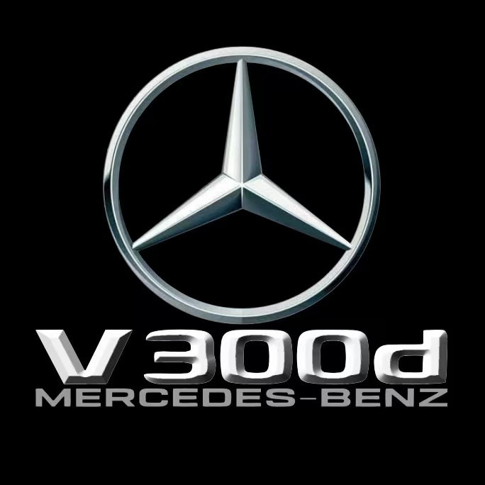MERCEDES BENZ LOGO PROJECTOT LIGHTS Nr.03 (Menge 1 = 1 Sätze/2 Türleuchten)