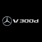 MERCEDES BENZ LOGO PROJECTOT LIGHTS Nr.03 (cantidad 1 = 1 juego/2 luces de puerta)