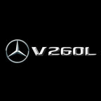 MERCEDES BENZ LOGO PROJECTOT LIGHTS Nr.03 (cantidad 1 = 1 juego/2 luces de puerta)