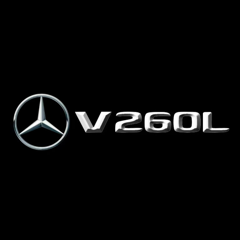 MERCEDES BENZ LOGO PROJECTOT LIGHTS Nr.03 (cantidad 1 = 1 juego/2 luces de puerta)