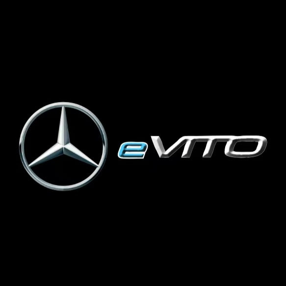 أضواء بروجكتور شعار MERCEDES BENZ رقم 03 (الكمية 1 = 1 مجموعة / 2 أضواء باب)