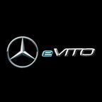 أضواء بروجكتور شعار MERCEDES BENZ رقم 03 (الكمية 1 = 1 مجموعة / 2 أضواء باب)