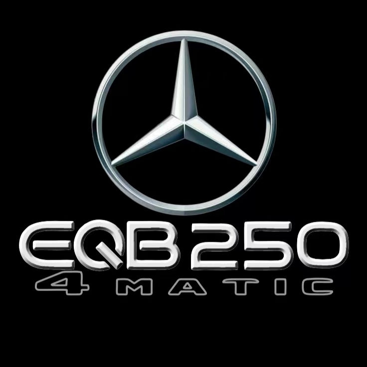 أضواء بروجكتور شعار MERCEDES BENZ رقم 03 (الكمية 1 = 1 مجموعة / 2 أضواء باب)