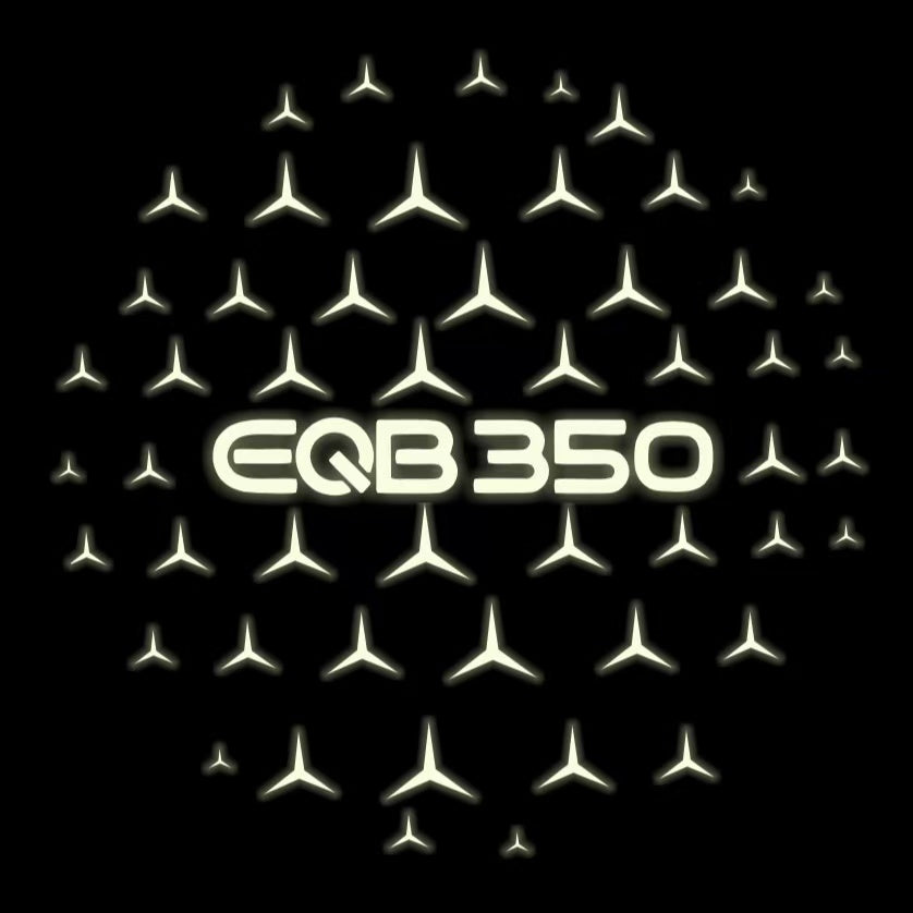MERCEDES BENZ LOGO PROJECTOT LIGHTS Nr.03 (cantidad 1 = 1 juego/2 luces de puerta)