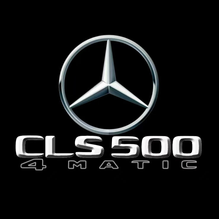 أضواء بروجكتور شعار MERCEDES BENZ رقم 03 (الكمية 1 = 1 مجموعة / 2 أضواء باب)