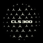 MERCEDES BENZ LOGO PROJECTOT LIGHTS Nr.03 (cantidad 1 = 1 juego/2 luces de puerta)