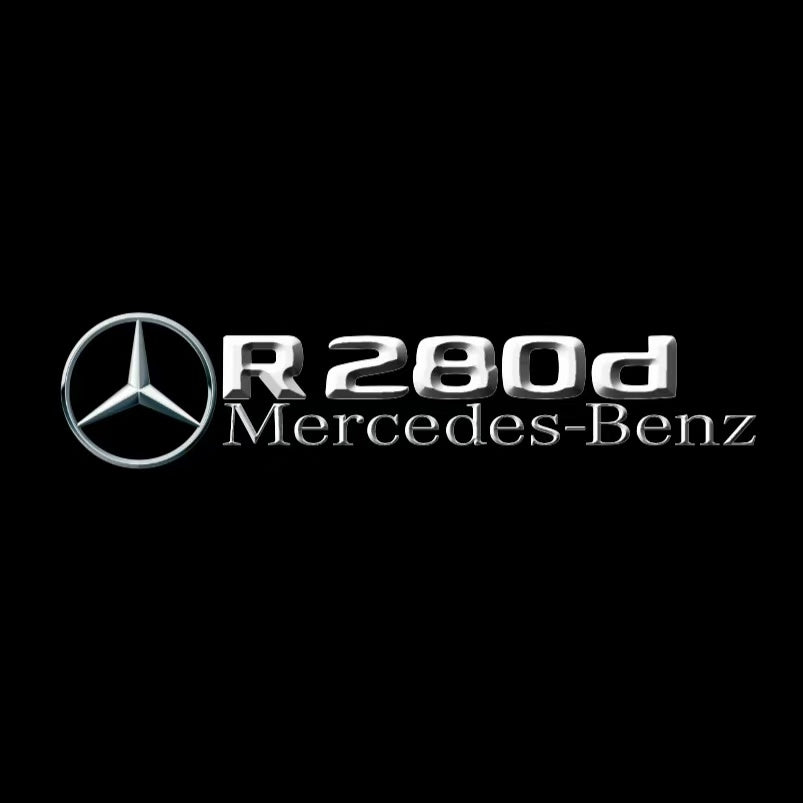 أضواء بروجكتور شعار MERCEDES BENZ رقم 03 (الكمية 1 = 1 مجموعة / 2 أضواء باب)