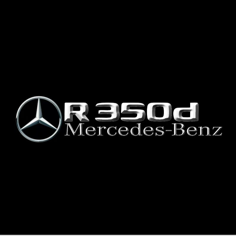 أضواء بروجكتور شعار MERCEDES BENZ رقم 03 (الكمية 1 = 1 مجموعة / 2 أضواء باب)