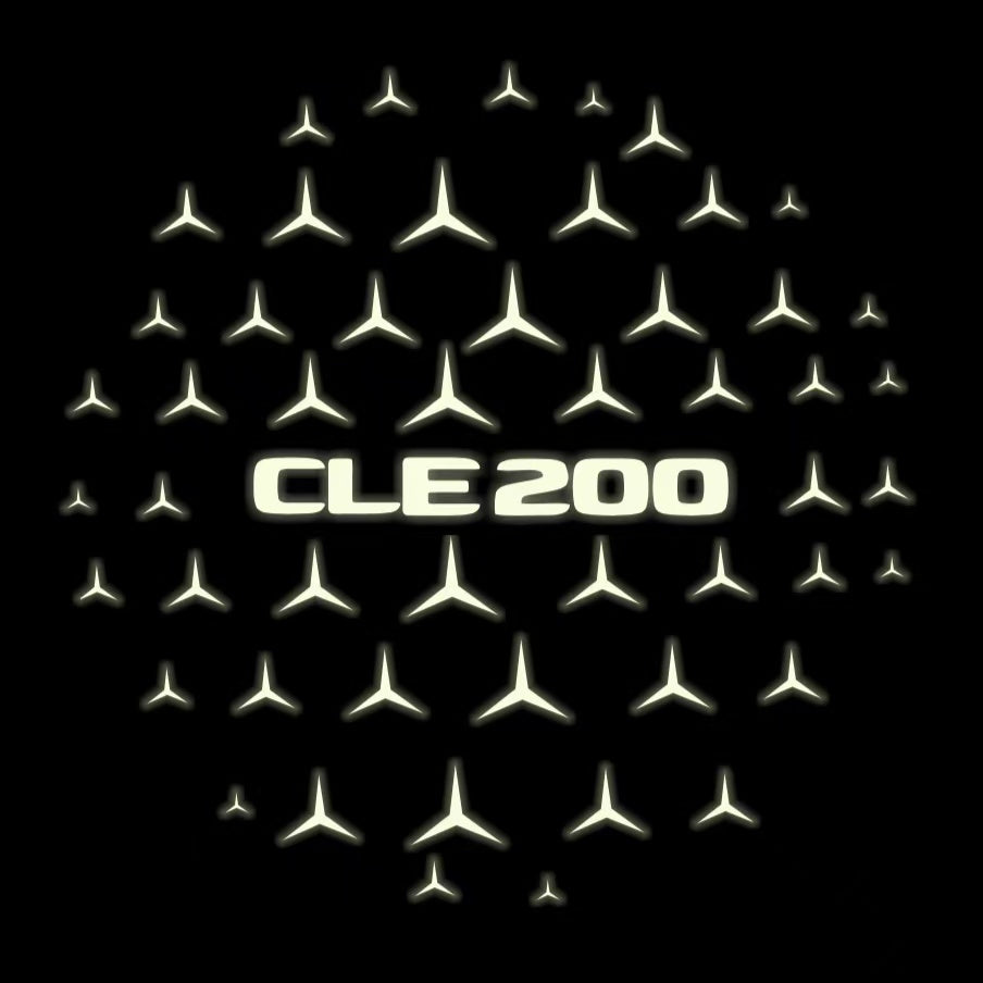 MERCEDES BENZ LOGO PROJECTOT LIGHTS Nr.03 (cantidad 1 = 1 juego/2 luces de puerta)