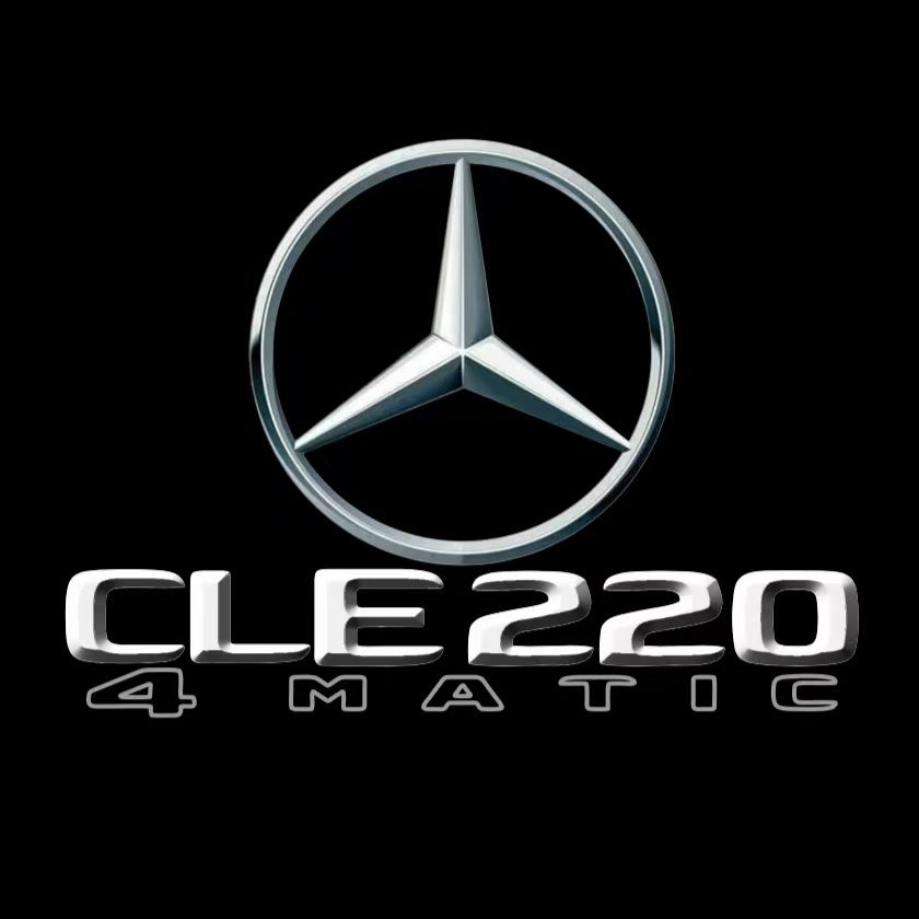 LUCI PROIETTORI LOGO MERCEDES BENZ Nr.03 (quantità 1 = 1 set / 2 luci porta)